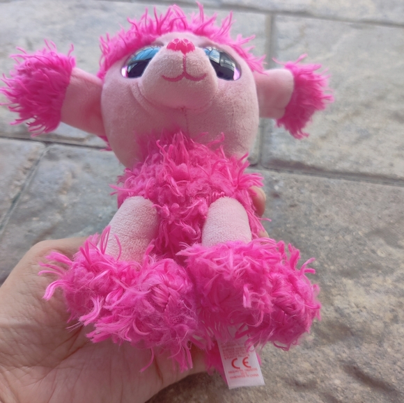 Ty Pink Plush Poodle Toy - Picture 4 of 5